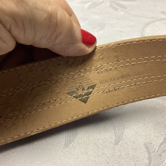 Vivienne Westwood ????? Belt MULTICOLORED size in 37. Awesome LEATHER - Picture 6 of 13